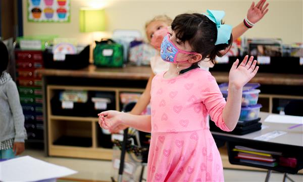 students take a dance break
